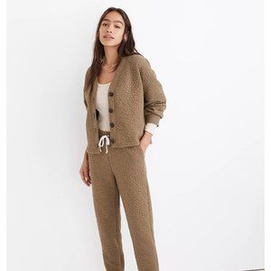 Brand New Madewell Flower Puff-Jacquard Crop Cardigan